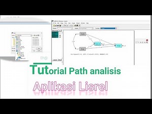 Tutorial analisis jalur menggunakan Aplikasi Lisrel