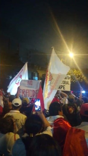 Peru. March against Fraud