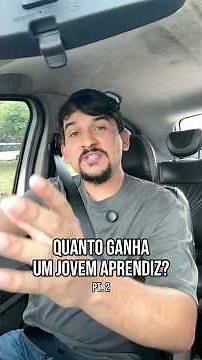 Quanto ganha um jovem aprendiz? #jovemaprendiz