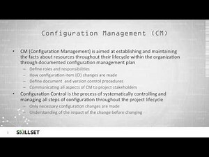 Configuration Management (CISSP Free by Skillset.com)