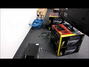 Sneak Peek at MSI Radeon HD 6870 3x 46" Eyefinity Setup for NCIX Tech Tips Linus Tech Tips