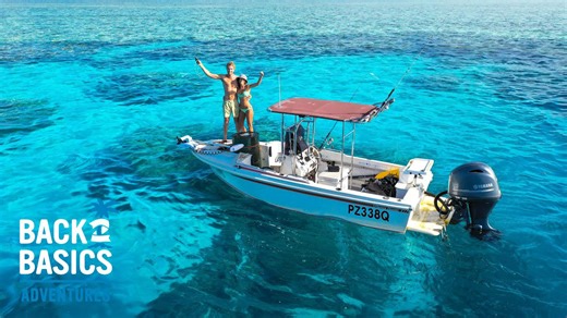 We found the clearest reef drop-off - but it got dangerous fast