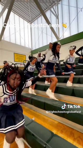 The last part though 😂🫶… Credit to #coach_isthebestcheernj 👍🏿. #highschooltvglobalfestival #highschooltvusa #highschoolcheer #cheer #girlsrock #watchout #lastpart #coach