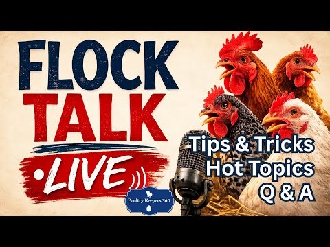 Flock Talk LIVE – Tips, Tricks, Hot Topics & Poultry Q&A