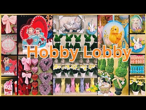 👑🛒Hobby Lobby 2026 Valentine’s + Easter Decor is NEXT LEVEL 😍 Sho With Me 👑🛒