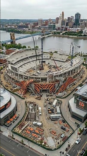 Cincinnati Bengals Future Stadium Concept | Epic Build Timelapse #shorts