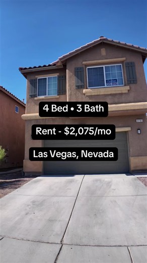 Affordable 4-Bed Rental in Las Vegas — ~2000 sqft, $2,075/mo