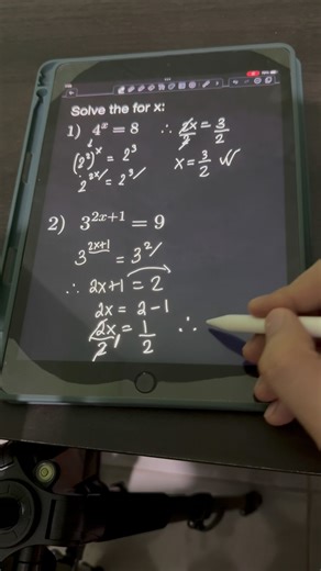Solving Exponential Equations #enginerdmath #math | Enginerdmath