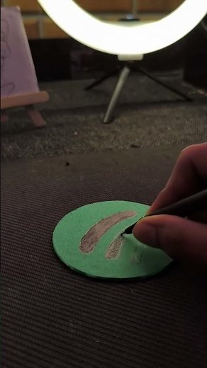 Aesthetic Wall Decor Series | Day 8 🎧💚| Making a Spotify Logo | DIY Paper Craft#Shorts#DIY#Aesthetic