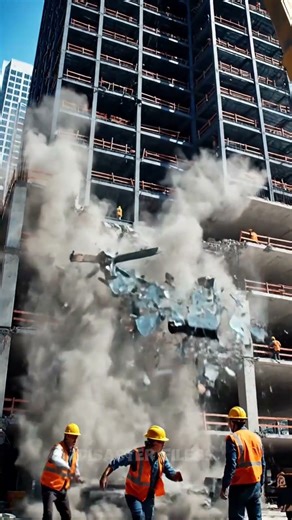 collapsed building#fail #counstruction #engineering