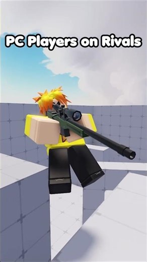 Rivals on PC vs Console #roblox