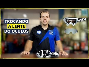 Como trocar a lente do seu óculos (Google) de Motocross corretamente?