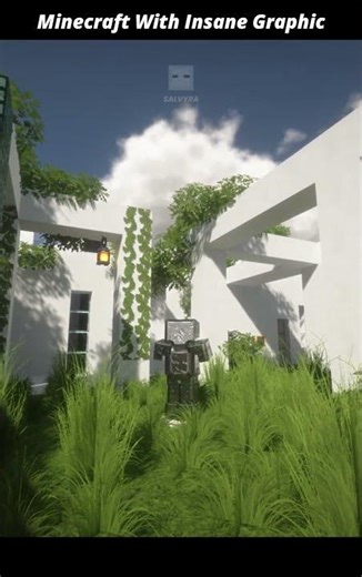 Minecraft With Insane Graphic #minecraft #minecraftrealistic #cinematicminecraft