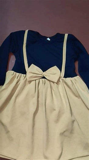 Meesho Finds baby girl 2in 1 Bow Front Dress👗Under100/- #unboxing #meesho #shorts #viral #trending