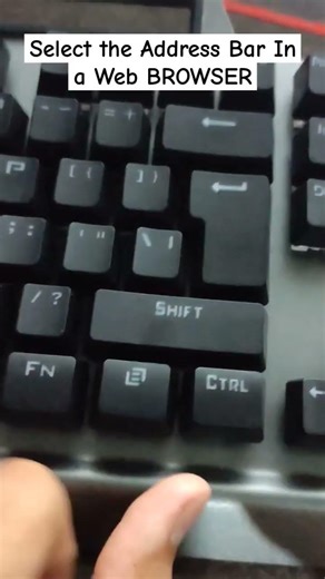 Select The Address Bar in a Web Browser #shorts #short #shortvideo #viral #trending