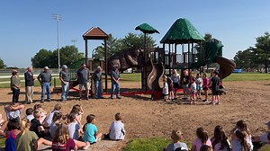 A big day at Willard North Elementary today as we had a ribbon cutting on our new playground equipment! Thank you to everyone who played a part in this project, especially our maintenance crew! | Willard, MO Schools