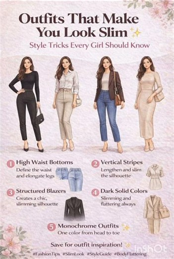 Outfits That Make You Look Slim.