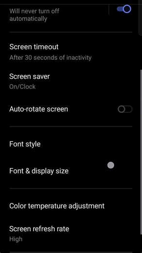 How to increase screen timeout and increase refresh rate#shorts #smartphone