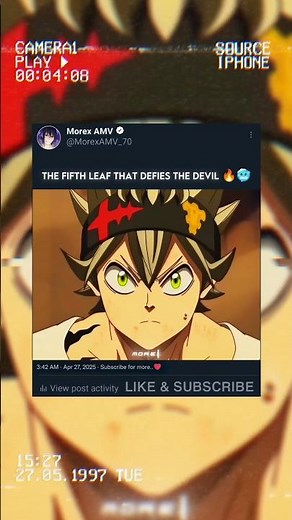 "Asta" Rise of the Devil King ☠️🔥 #blackclover #asta ##fyp #amv #shorts