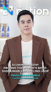 Aluminium Loop: Leading the World's Most Sustainable Recycling Loop ♻️🌍 In this short clip, Pavin Chayavivatkul, Founder of Aluminium Loop, shares his inspiring vision of creating a truly sustainable future, not just for Thailand, but as a benchmark for the region and the world. Discover how Aluminium Loop is revolutionizing the recycling process with a closed-loop system for aluminium cans, setting new standards in sustainability and leading the way toward a greener, more responsible planet. W