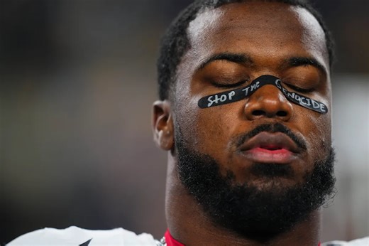 Texans linebacker Azeez Al-Shaair fined by NFL for 'stop the genocide' eye black: 'It's bigger than me'