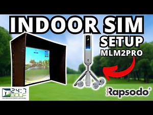 MLM2PRO - EPIC INDOOR GOLF SIMULATOR SETUP!