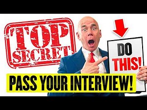 THE #1 SECRET TO PASSING ANY JOB INTERVIEW! (DO THIS TO GET HIRED!)