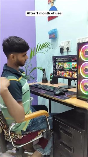 how people use their new pc first time. #shorts #funny