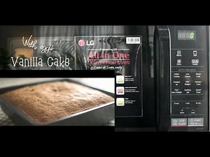 How to make Vanilla Cake with Eggs in Microwave Oven Using LG Microwave Oven