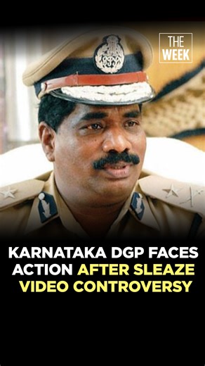 theweek_magazine on Instagram: "The Karnataka government has suspended DGP K. Ramachandra Rao after a controversial video went viral on social media. The video purportedly showed him in a compromising position with a woman inside his office, sparking public outrage. (Karnataka, DGP K. Ramachandra Rao, Ranya Rao, Siddaramaiah)"