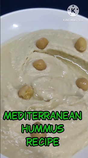 Mediterranean Hummus| Protein Dip| | Healthy Recipe| #ytshorts