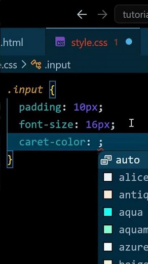 Day 18/100 CSS Series | Caret-Color Explained (Customize Cursor Color)