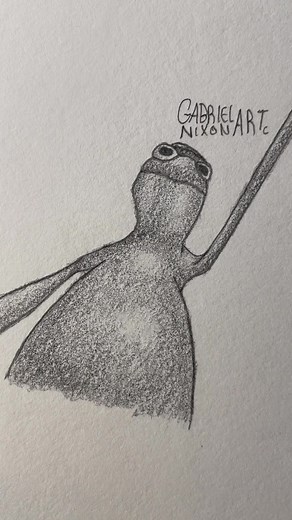 Kermit The Frog Drawing Sketches and Art on TikTok