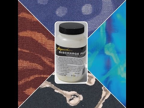 Applying Discharge Paste to Fabric