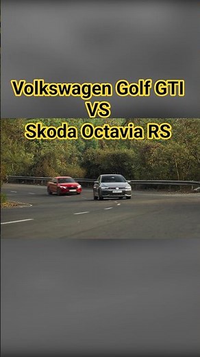 Volkswagen Golf GTI vs Skoda Octavia RS - which twin takes the crown? #golfgti #octaviavrs