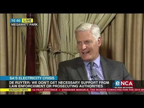 SA's Electricity crisis | An interview with Eskom CEO André De Ruyter