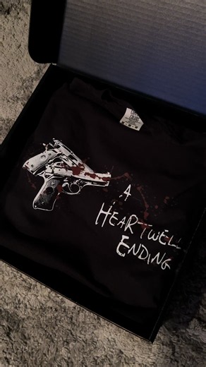 aheartwellending myspace demos custom shirt print on front back made by me #aheartwellending #posthardcore #emo #fyp #myspace