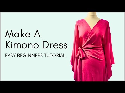 Make a Kimono Wrap Dress | Easy Sewing Pattern | Full Tutorial