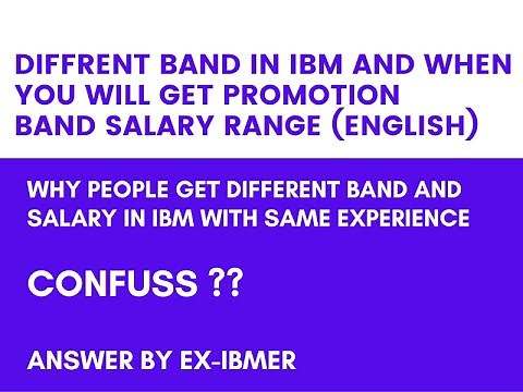 IBM GBS Bands (English) | IBM bands Hierarchy in India | IBM Bands level India | IBM salary vs band