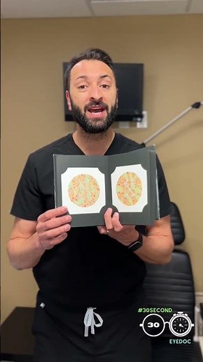 Have you had the color vision test? Here’s how it works! #eyedoctor #optometrist #30secondeyedoc