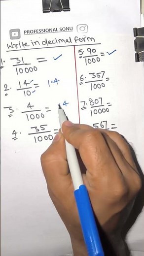 Convert fraction into decimal easily