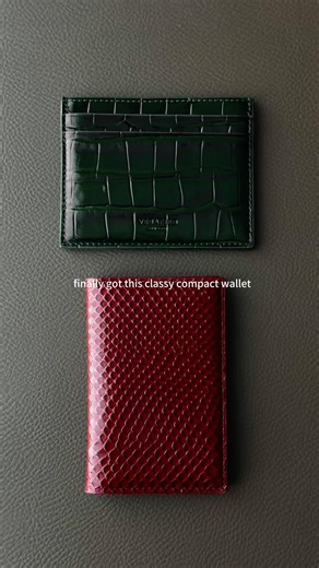 Introducing our Maroon Python Embossed Wallet and Emerald Croc Embossed Cardholder.