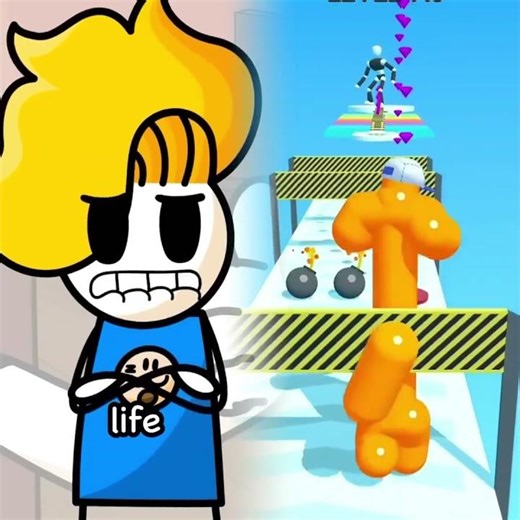 I Flipped Off a STRANGER?!?!😵‍💫 #haminations #animations #cartoons #funny #meme #skit #lol