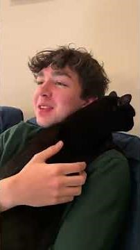 The greatest beatboxing duo? Man and cat beatbox together on couch