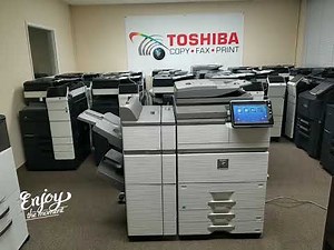 Sharp MX-M754N Copier-Meter under 1k. Demo Unit