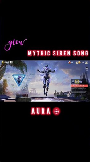 Mythic Siren Song 🔥 Advanced Upgrade All Levels, Rewards & Mythic Aura #mythicsirensong #upgradechar