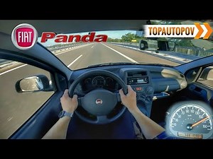 Fiat Panda 1.1 (40kW) |102| 4K60 TEST DRIVE POV – Acceleration, Sound & Top speed