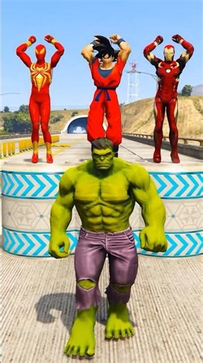SPIDERMAN X GOKU VS TUNG TUNG SAHUR🔥| SPIDERMAN & IRONMAN ESCAPED| #goku #spiderman #hulk #tuntun