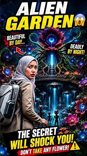 She Picked a Beautiful Flower... Then the Garden Woke Up! 👽🌸 | Alien Garden AI Story
