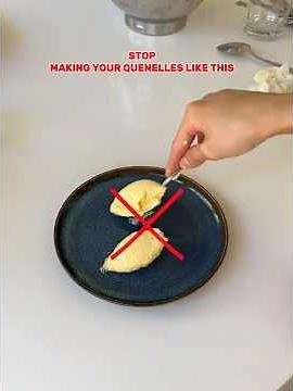 How to quenelle like a pro #pastry #quenelle #diy #asmr #cakedecorating